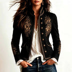 Lenore - Vintage Embroidered Tailored Jacket 3