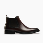 Logan - Men's Pointed-Toe Leather Chelsea Boots