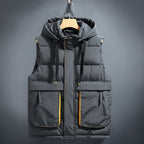 Marcus - Men's Quilted Puffer Vest with Hood