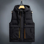 Marcus - Men's Quilted Puffer Vest with Hood