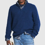 Marcus - Men's Ribbed Quarter-Zip Pullover