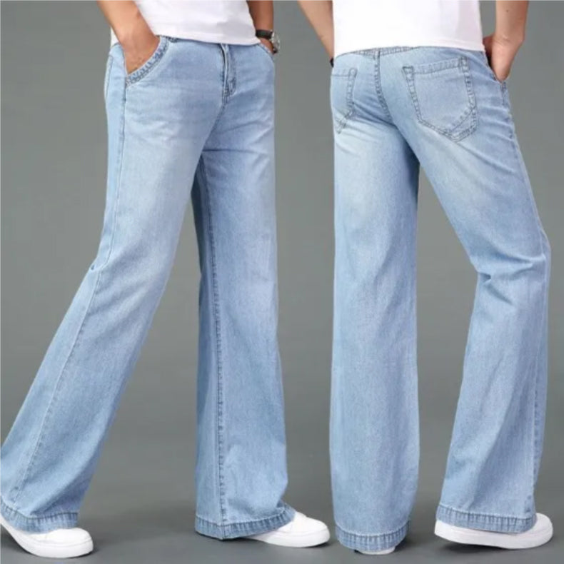 Marcus - Men's Wide-Leg Bootcut Jeans