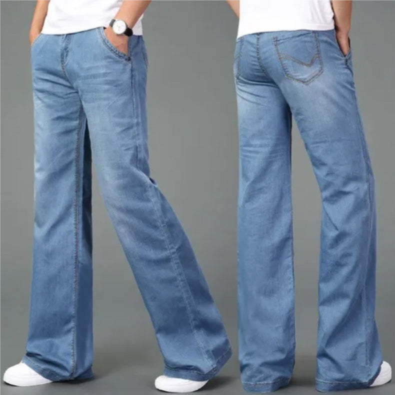 Marcus - Men's Wide-Leg Bootcut Jeans