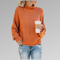 Margery - Women's Textured Turtleneck Pullover