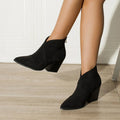 Matilda - Women's Pointed-Toe Suede Ankle Boots