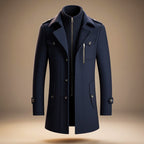 Matthias - Men's Virgin Wool Notch-Collar Coat