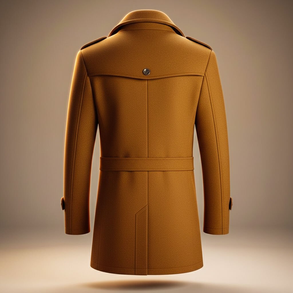 Matthias - Men's Virgin Wool Notch-Collar Coat