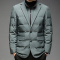 Nathan - Men's Quilted Down Blazer Jacket