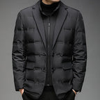 Nathan - Men's Quilted Down Blazer Jacket