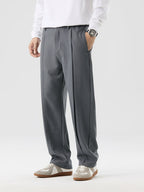 Nico - Men's Straight-Leg Pleated Trousers