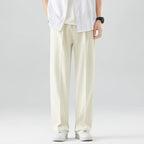 Orson - Men's Wide-Leg Relaxed Pants with Zip Fly