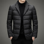 Orville - Men's Quilted Down Blazer with Lapel Collar