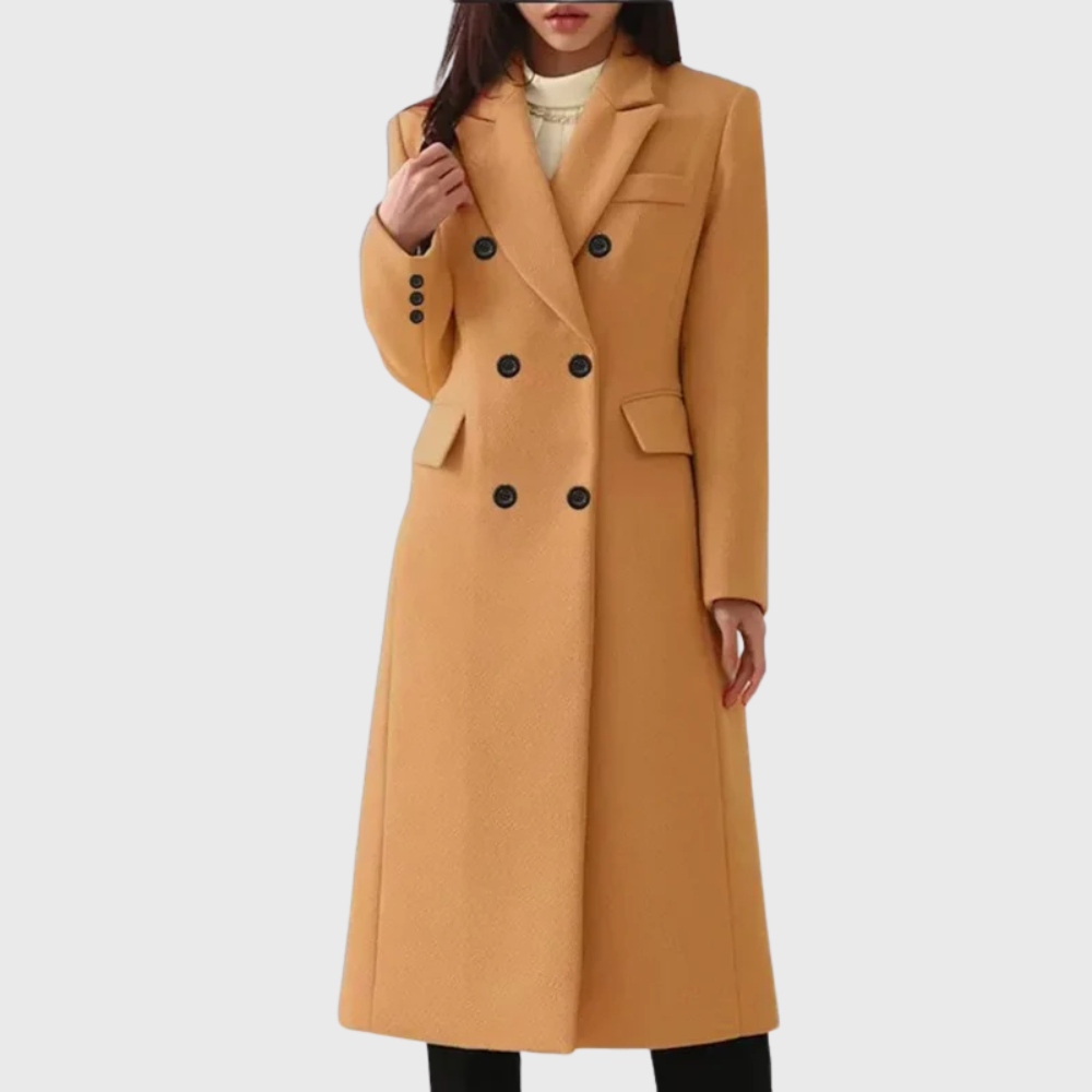 Piper - Women's Double-Breasted Wool Coat