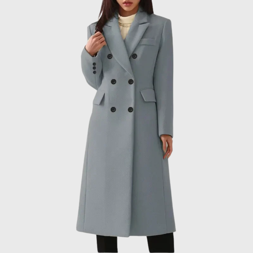 Piper - Women's Double-Breasted Wool Coat
