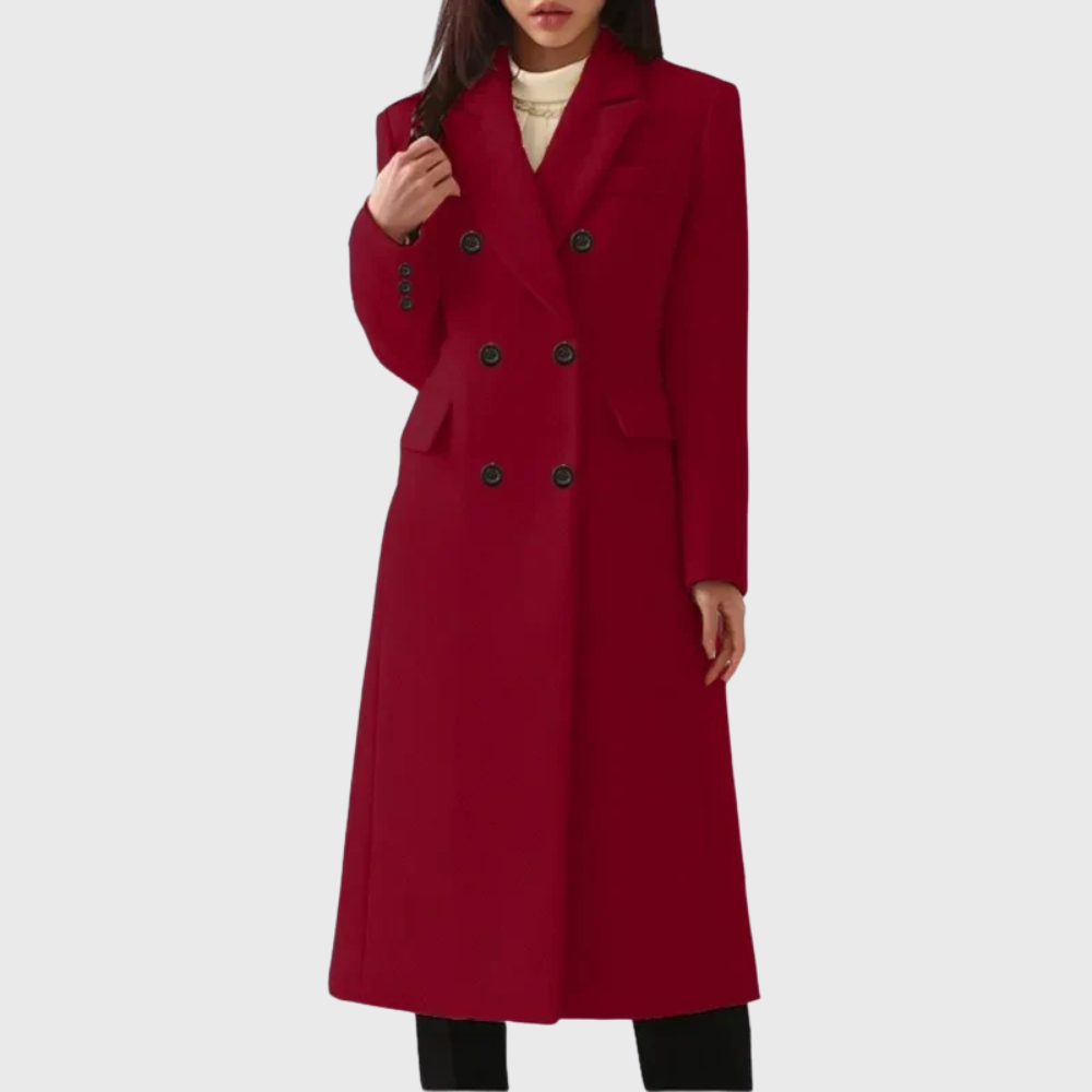 Piper - Women's Double-Breasted Wool Coat