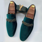 Prescott - Men's Velvet Rope-Detail Loafers