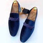 Prescott - Men's Velvet Rope-Detail Loafers