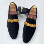Prescott - Men's Velvet Rope-Detail Loafers