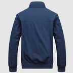 Quinton - Men's Stand-Collar Bomber Jacket with Elastic Cuffs