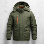 Rafael - Men's Cargo Parka with Fleece Lining and Hood
