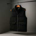 Ronan - Men's Ribbed Corduroy Vest with Cargo Pockets