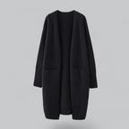 Rosalie - Women's Oversized Longline Cardigan with Front Pockets