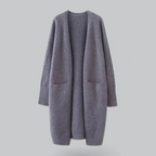 Rosalie - Women's Oversized Longline Cardigan with Front Pockets