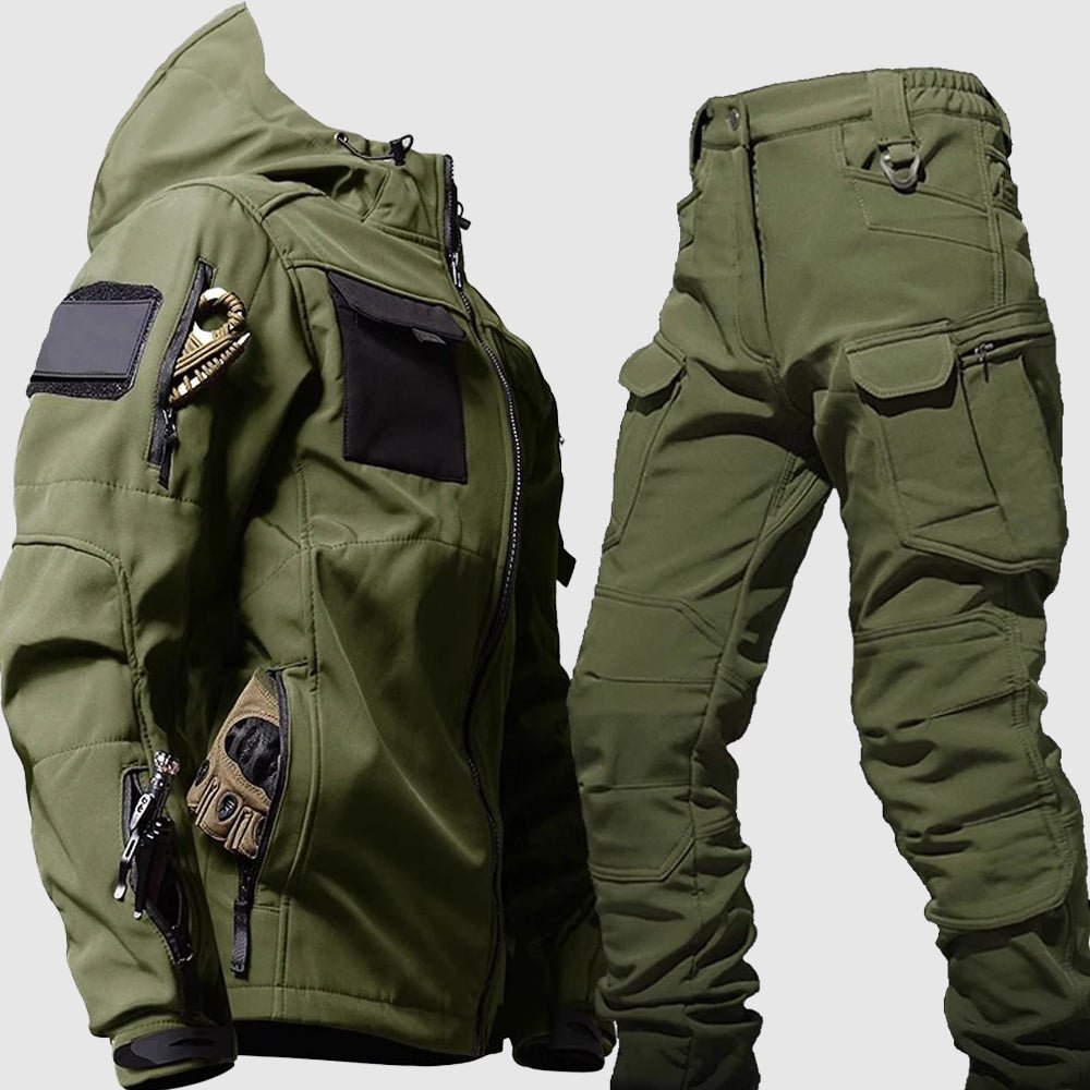 Rowan - Men's Cargo Windbreaker Jacket and Pants Set