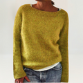 Talia - Women's Ribbed Crew-Neck Sweater