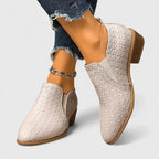 Tessa - Women's Quilted Ankle Boots