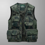 Theron - Men's Camouflage Multi-Pocket Utility Vest