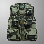 Theron - Men's Camouflage Multi-Pocket Utility Vest