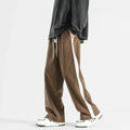 Vincent - Men's Corduroy Pants with Contrast Side Stripe
