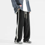 Vincent - Men's Corduroy Pants with Contrast Side Stripe
