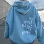 Violet - Women's Oversized Graphic Hoodie Sweatshirt