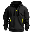 Weston - Men's Half-Zip Hoodie with Cargo Pockets